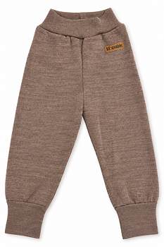 Ullbyxa barn Reuse 100% merinoull– brun/taupe | 98/104