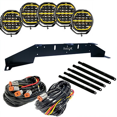 OZZ XR2 P7 LED Ekstralys | Black | 5-pakke Rally