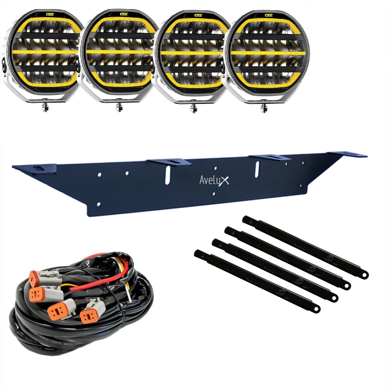 OZZ XR2 P7 LED Ekstralys | White | 4-pakke