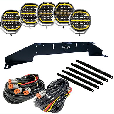 OZZ XR2 P7 LED Ekstralys | White | 5-pakke Rally