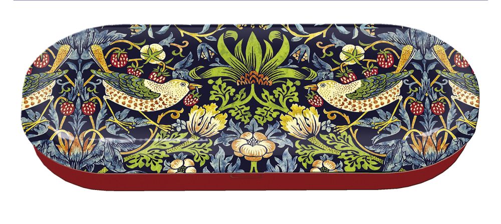 Glasögonetui, William Morris, Strawberry Thief