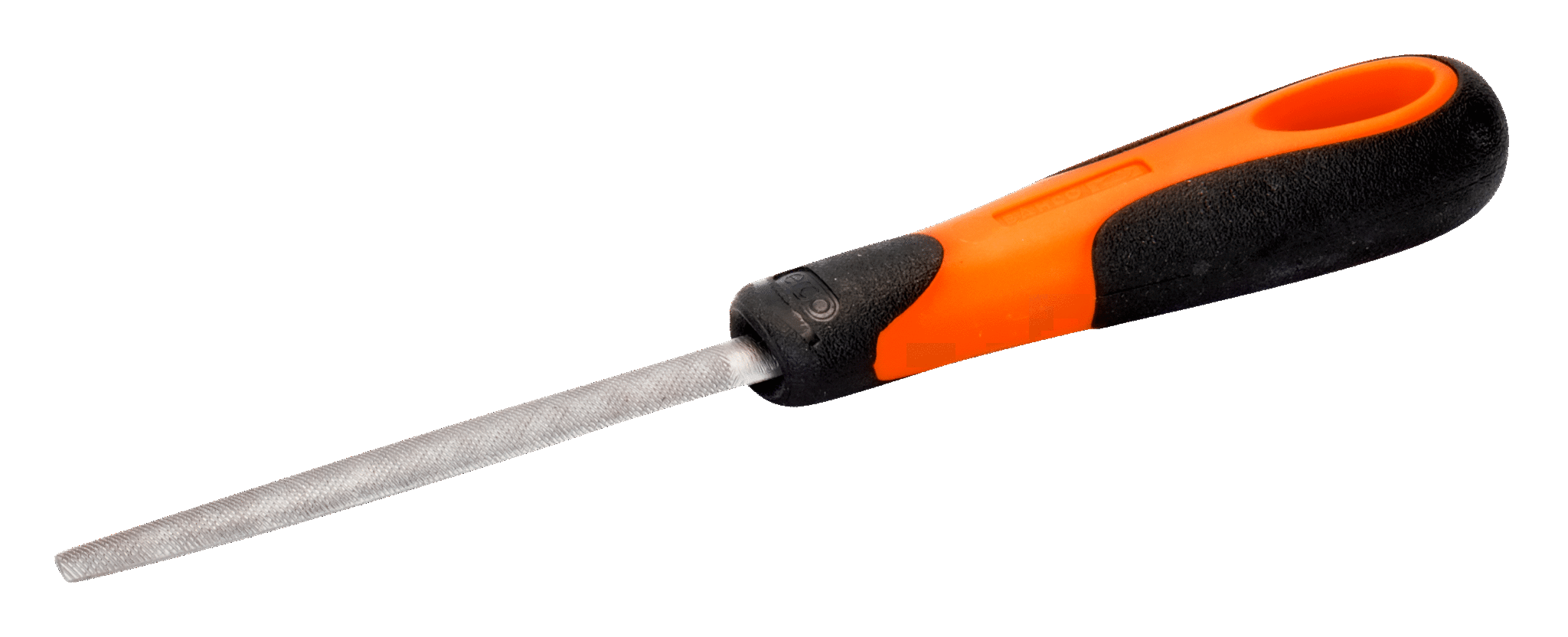 HALVRUND FIL 8" GROV SKAFT
