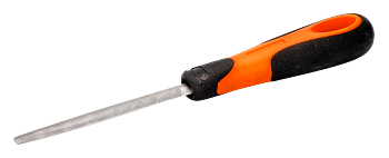 HALVRUND FIL 8" GROV SKAFT