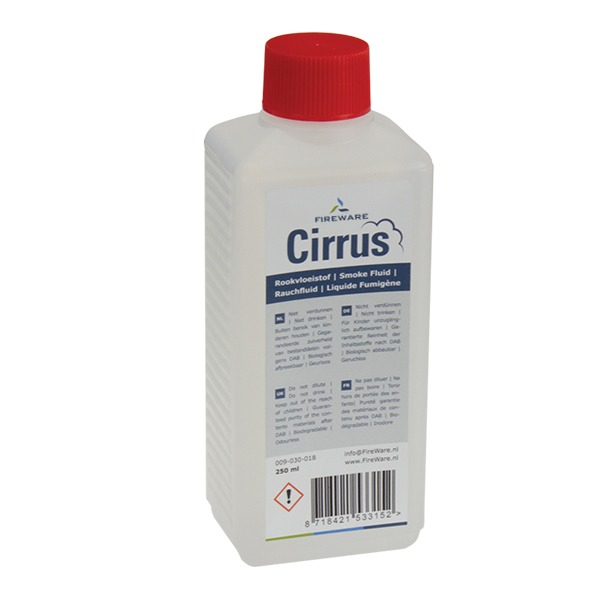 Røykvæske, for Cirrus røykmaskin 250 ml eller 2 L