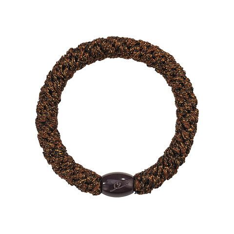 Ella Elastic 10-pack Glitter Brown