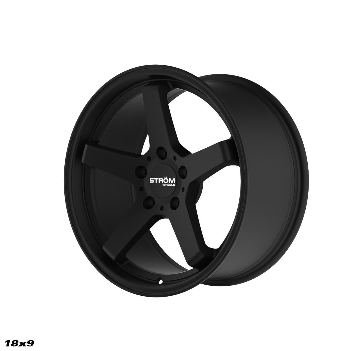 18" Ström DS-35 Satin black 5x114,3