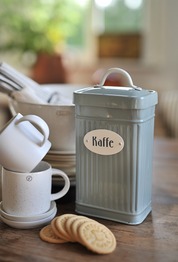 Tin with lid for coffee - Green