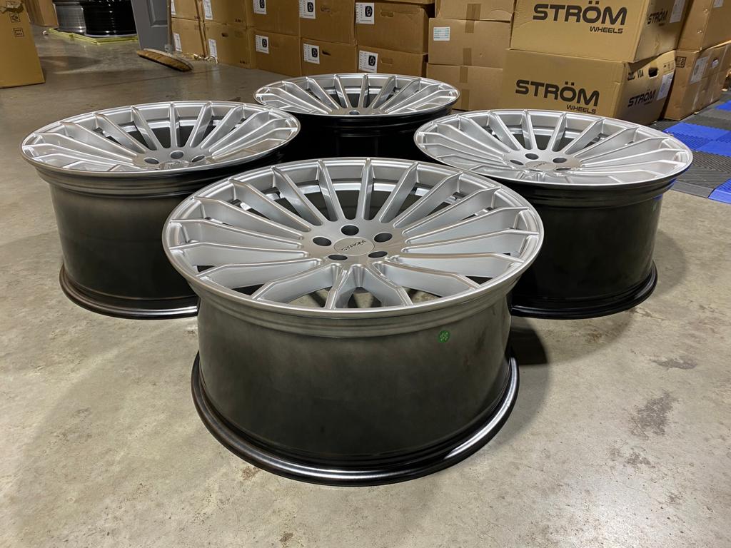 22" Ström STR4 Plantinum silver 5x120 - 4