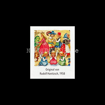 Adventskalenderkort FAIRY TALE 1958 - Dubbel-kort med kuvert - 991