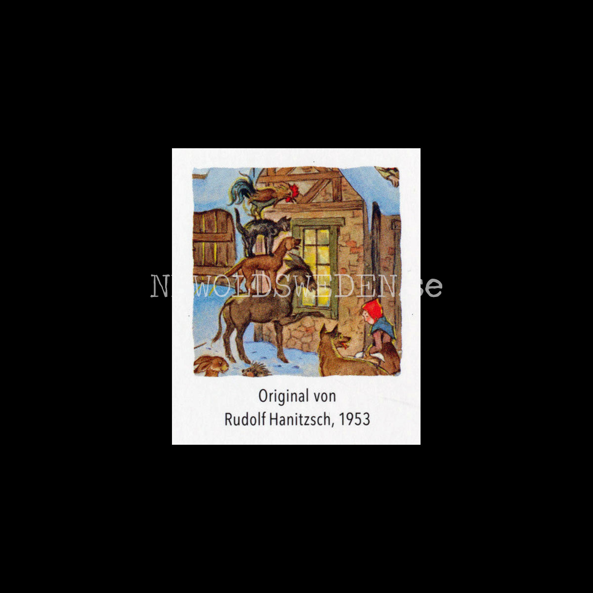 Adventskalenderkort FAIRY TALE 1953 - Dubbel-kort med kuvert - 991 - 2