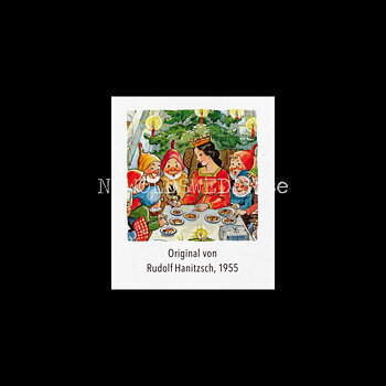 Adventskalenderkort FAIRY TALE 1955 - Dubbel-kort med kuvert - 991