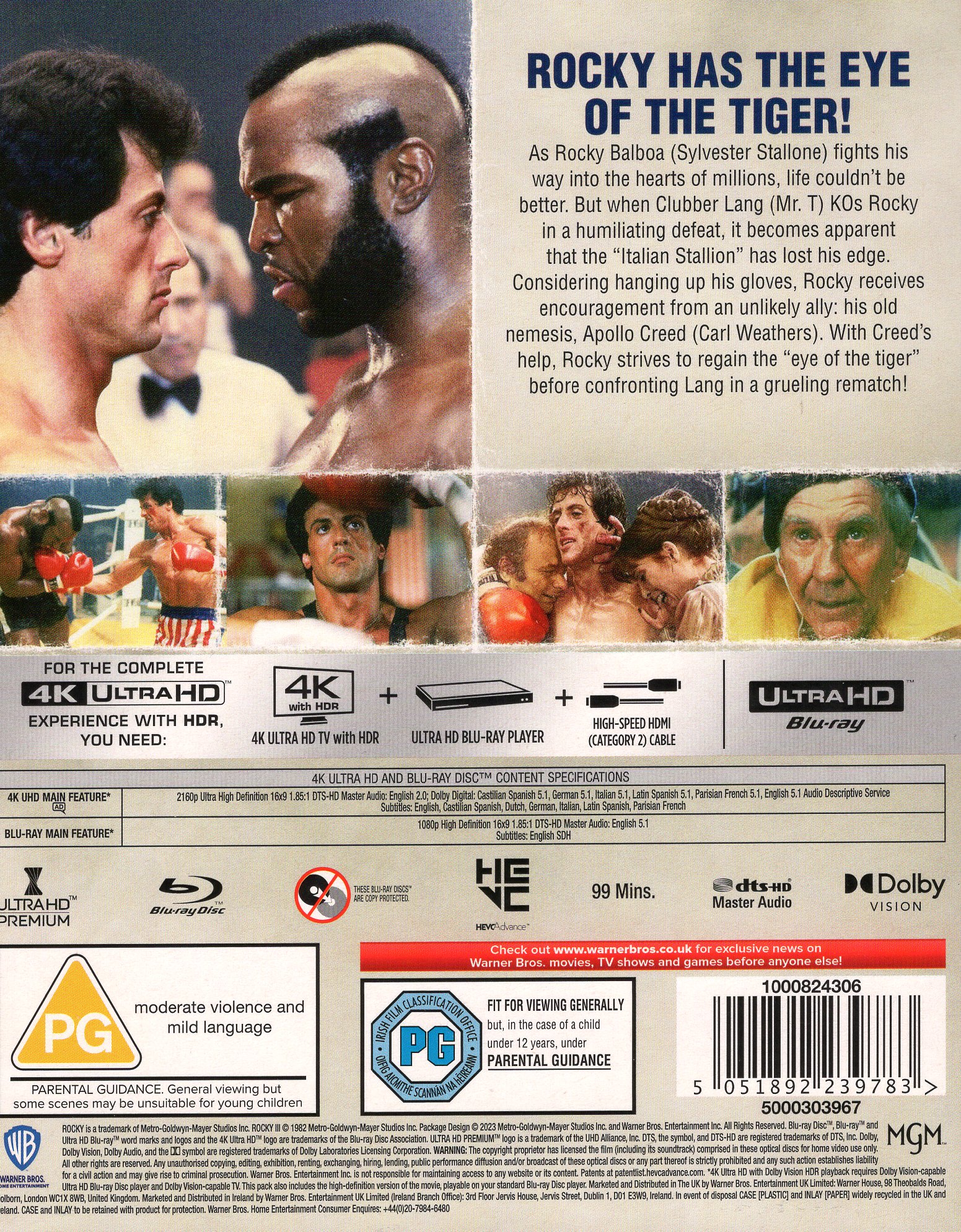 Rocky III (ej svensk text) (4K Ultra HD + Blu-ray) - 2