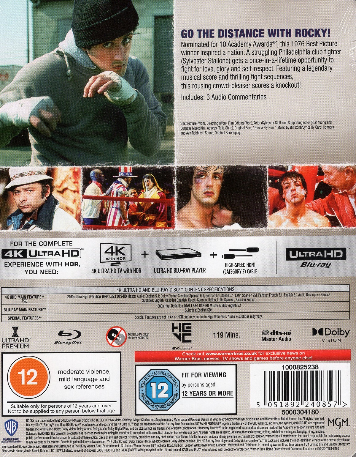 Rocky (Steelbook) (ej svensk text) (4K Ultra HD + Blu-ray) - 2