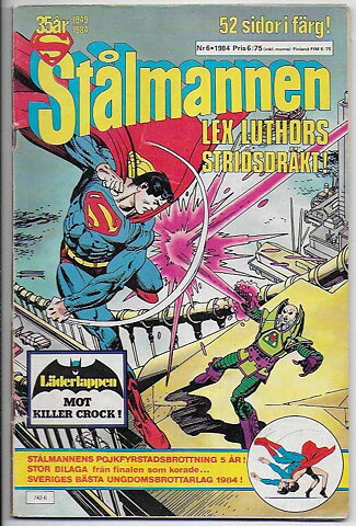Stålmannen 1984 Nr 6 VG