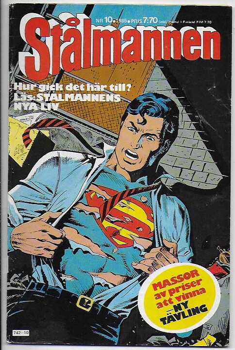 Stålmannen 1985 Nr 10 VG+