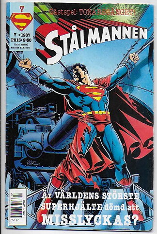 Stålmannen 1987 Nr 7 VG/FN