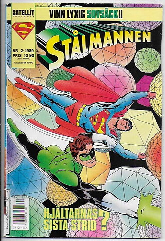 Stålmannen 1989 Nr 2 VG/FN