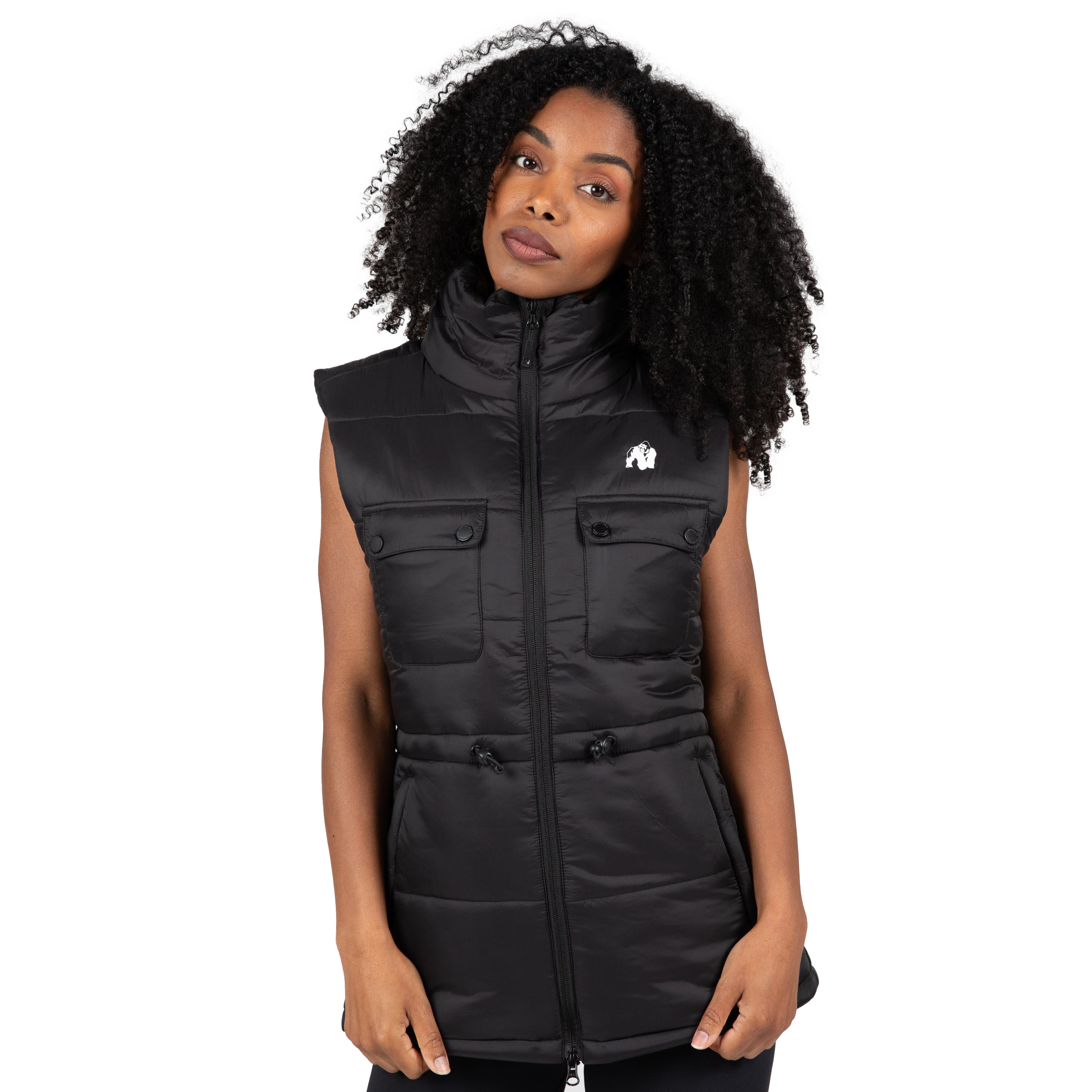 Lucia Puffer Vest, black