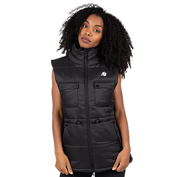 Lucia Puffer Vest, black