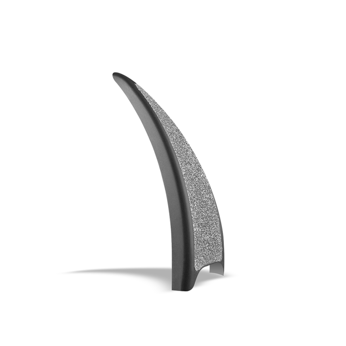 Safe Riding Cover Premium Clips - Glitter Silver
