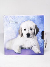 Diary with lock, Dog