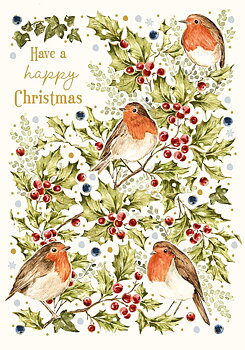A Countryside Christmas : Have a Happy Christmas  - Kort med kuvert