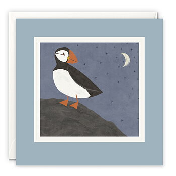 Paintworks : Puffin - kort med kuvert