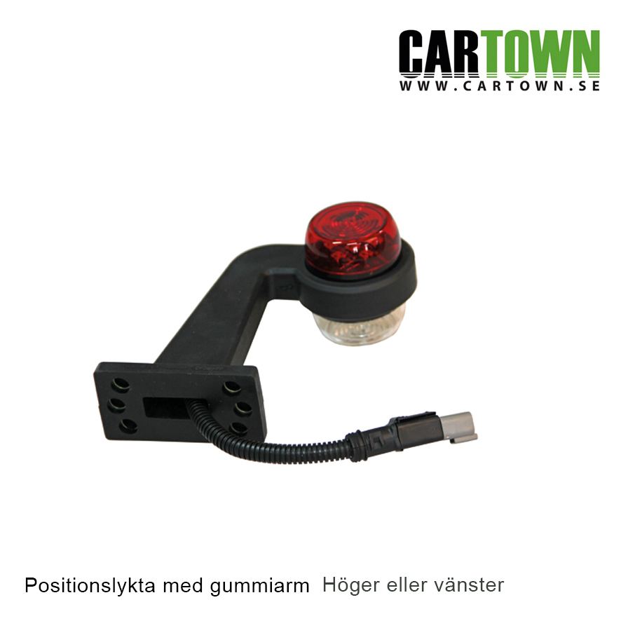Positionslampa med gummiarm Hö/Vä Komplett - 2