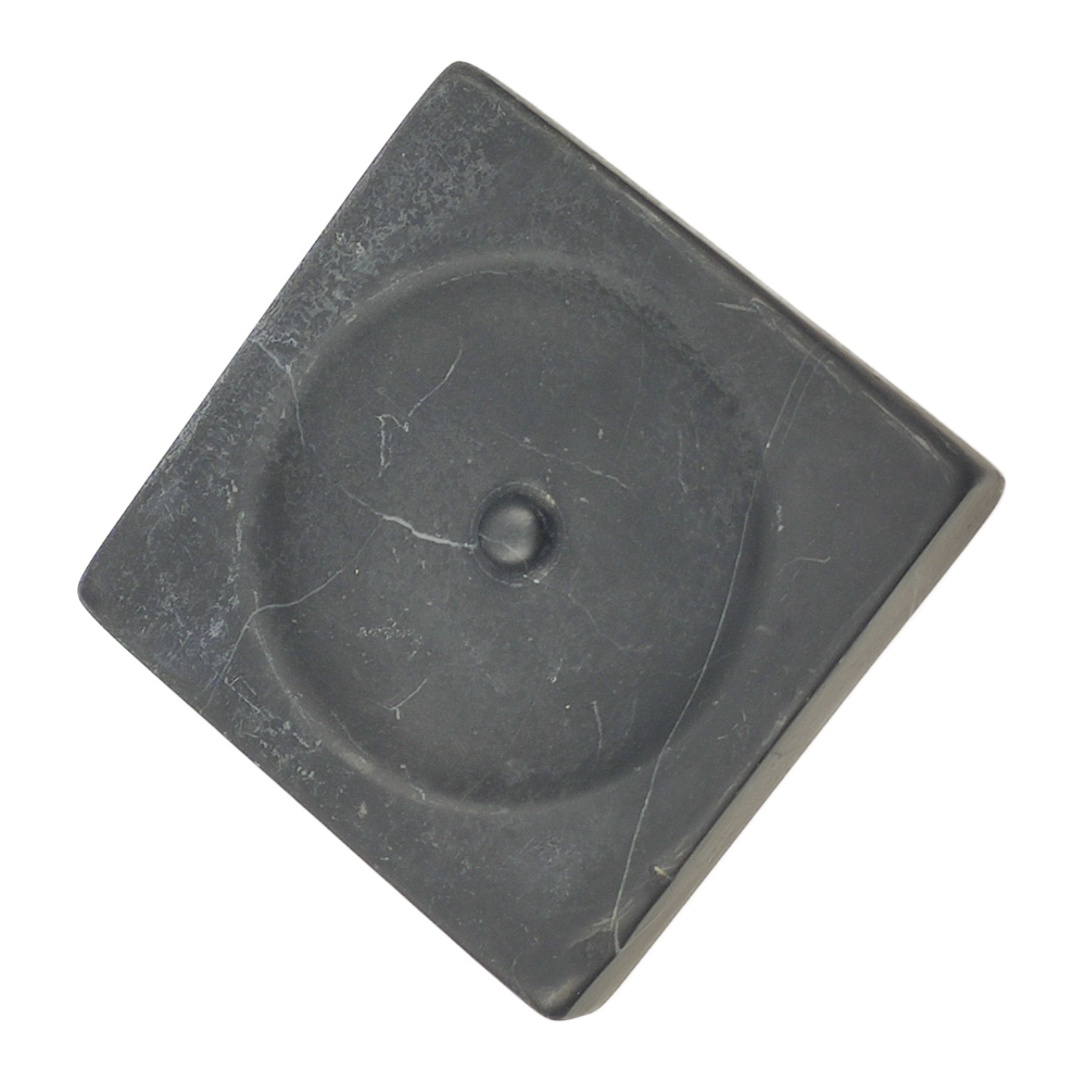 Massage Tool Stone - Square with Pit - 3