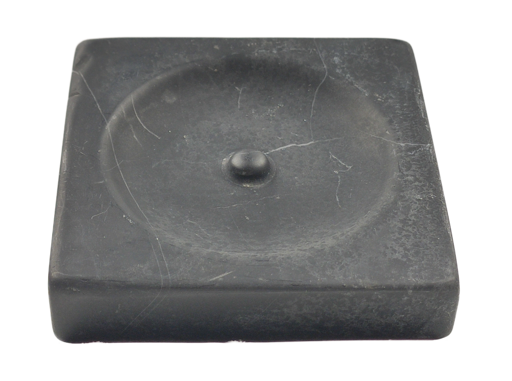 Massage Tool Stone - Square with Pit - 2