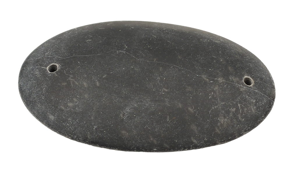 Massageverktyg Sten - Medium Sten Oval med Hål