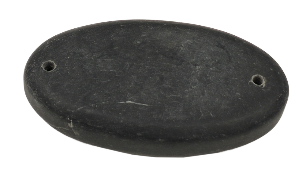 Massageverktyg Sten - Oval 2 Hål