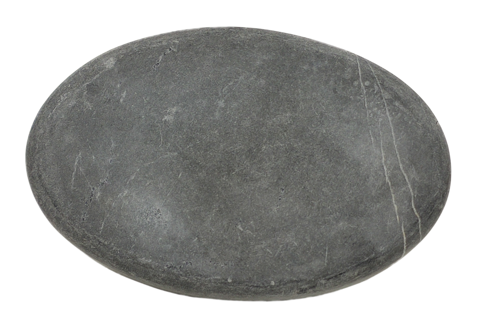 Massageverktyg Sten - Stor Oval Tunn - 2