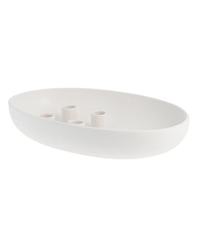 Ljusstake för 4 ljus, Gullholmen vit