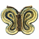 Willi Fischer (1960s) Rustic Butterfly Wall Plaque 24 cm