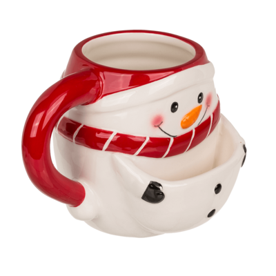 Dolomite mugg, Snögubbe med kakhållare - 3