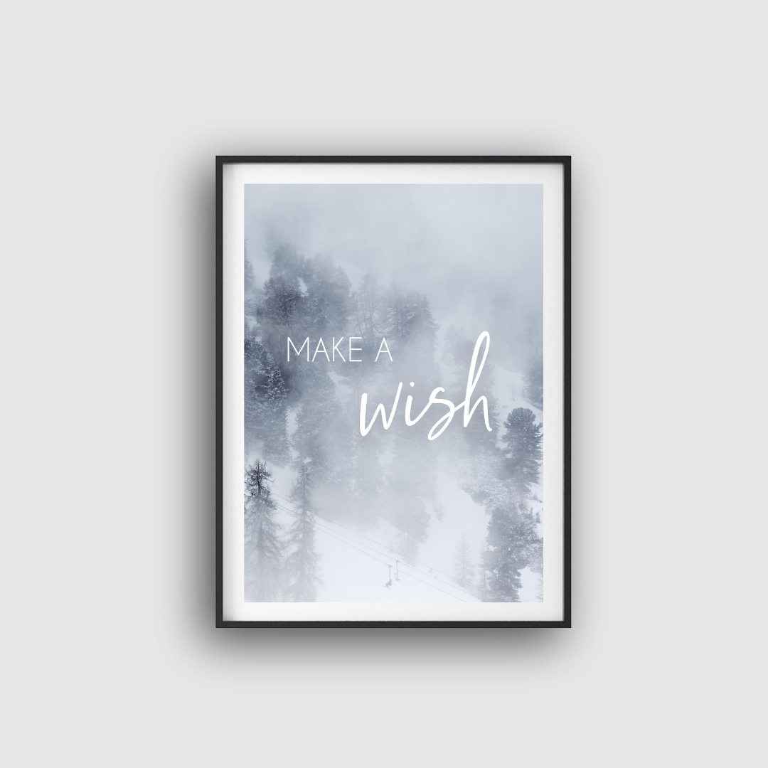 Make a wish poster