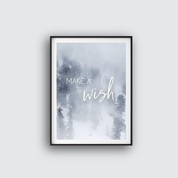 Make a wish poster