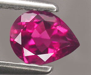 0,26 ct hermosa piedra preciosa de turmalina rosa natural genuina en forma de pera