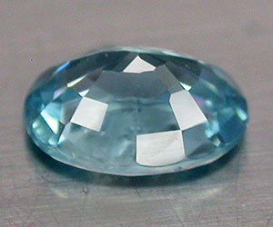 1,11 ct brillante hermosa piedra preciosa de circón azul natural ovalada - 2