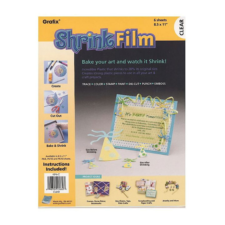 Grafix Shrink Films - Clear