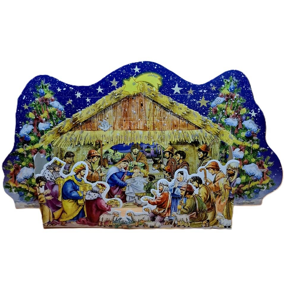 Julkalender - Fin adventskalender med luckor