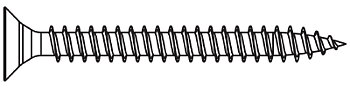 Gipsskruv Stål-FOS 3,5x38 H2 Band