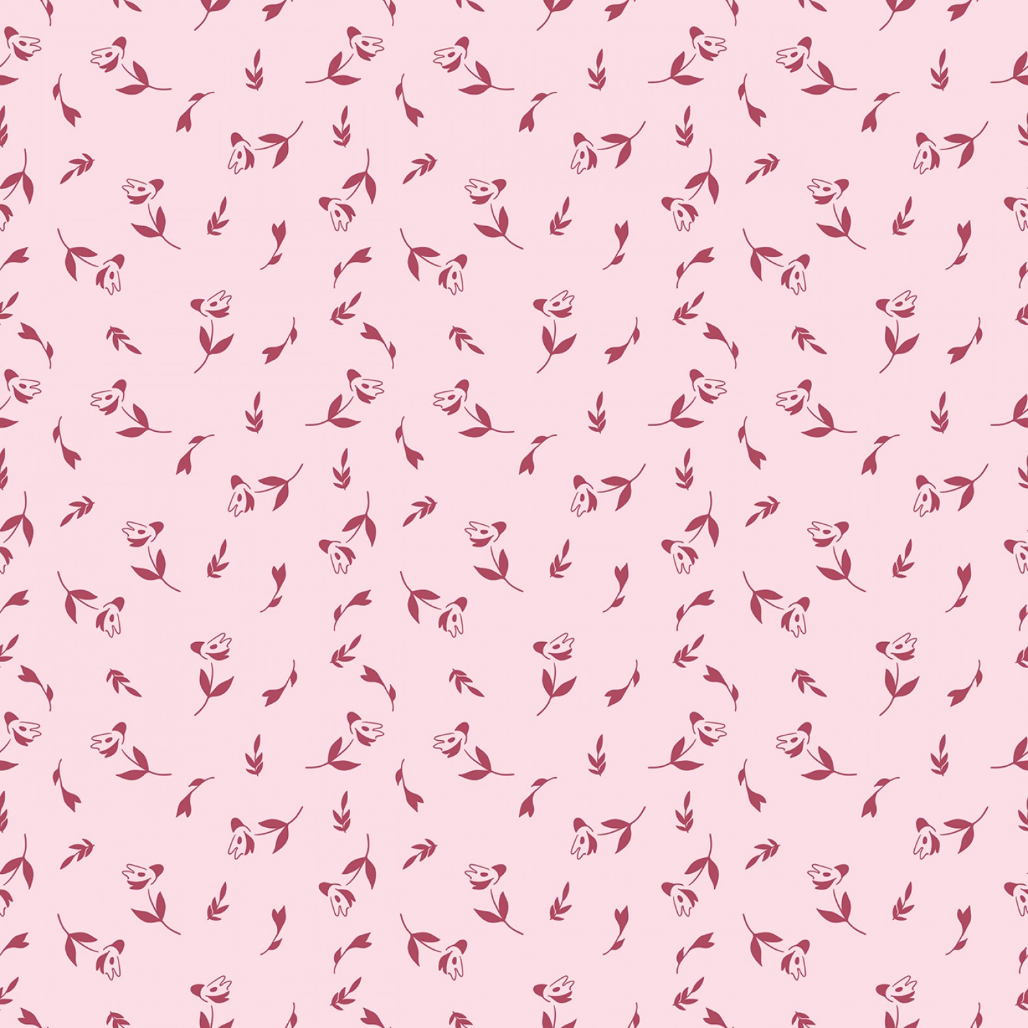Petal Song Tossed Posies Pink - Riley Blake Designs