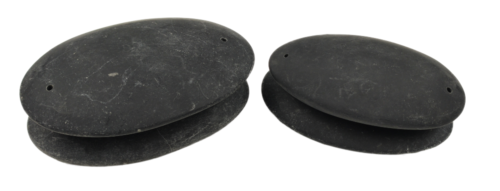 Massage Tools Stone - Oval with Holes - 4 Pack - 2