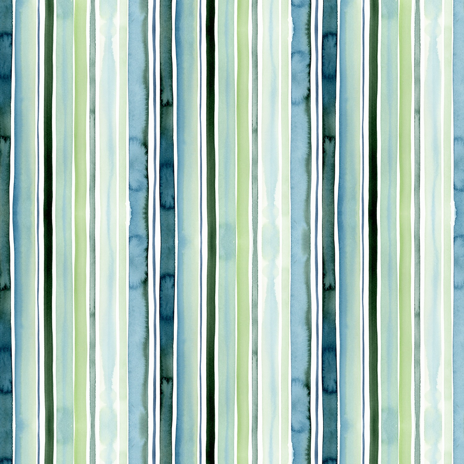 Watercolor Stripe - Whisper Song  (30 x 110 cm)