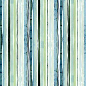 Watercolor Stripe - Whisper Song  (30 x 110 cm)