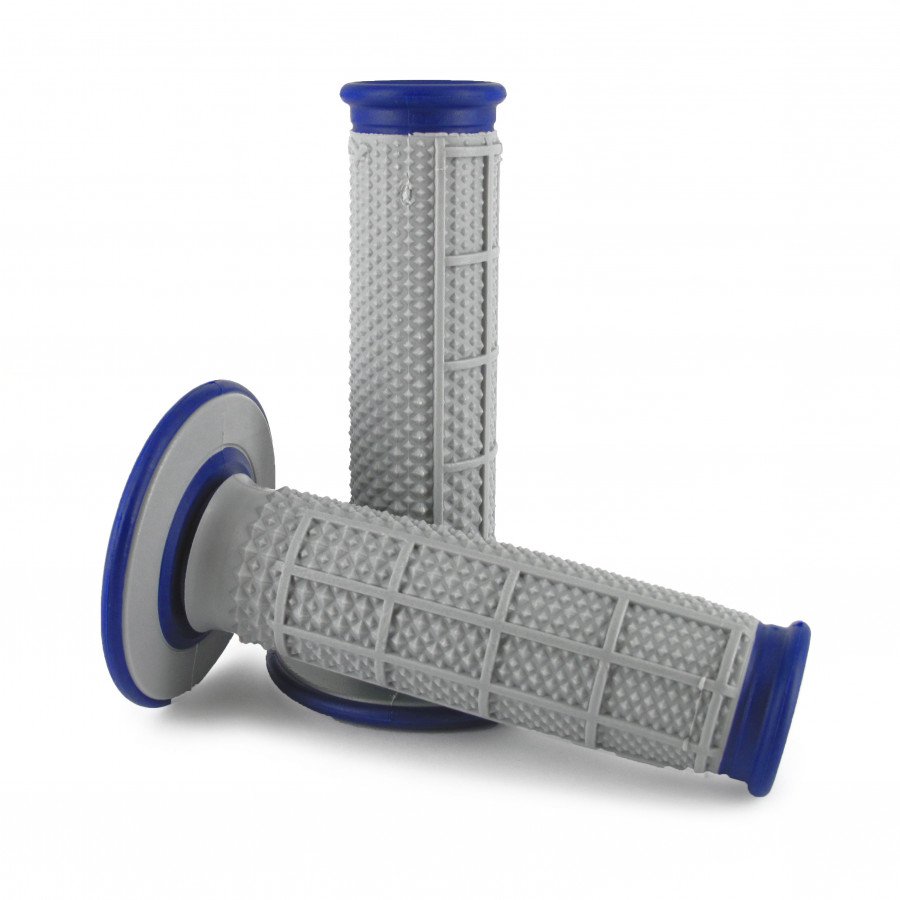 Renthal Tapered Dual Compound gummihandtag BLÅ