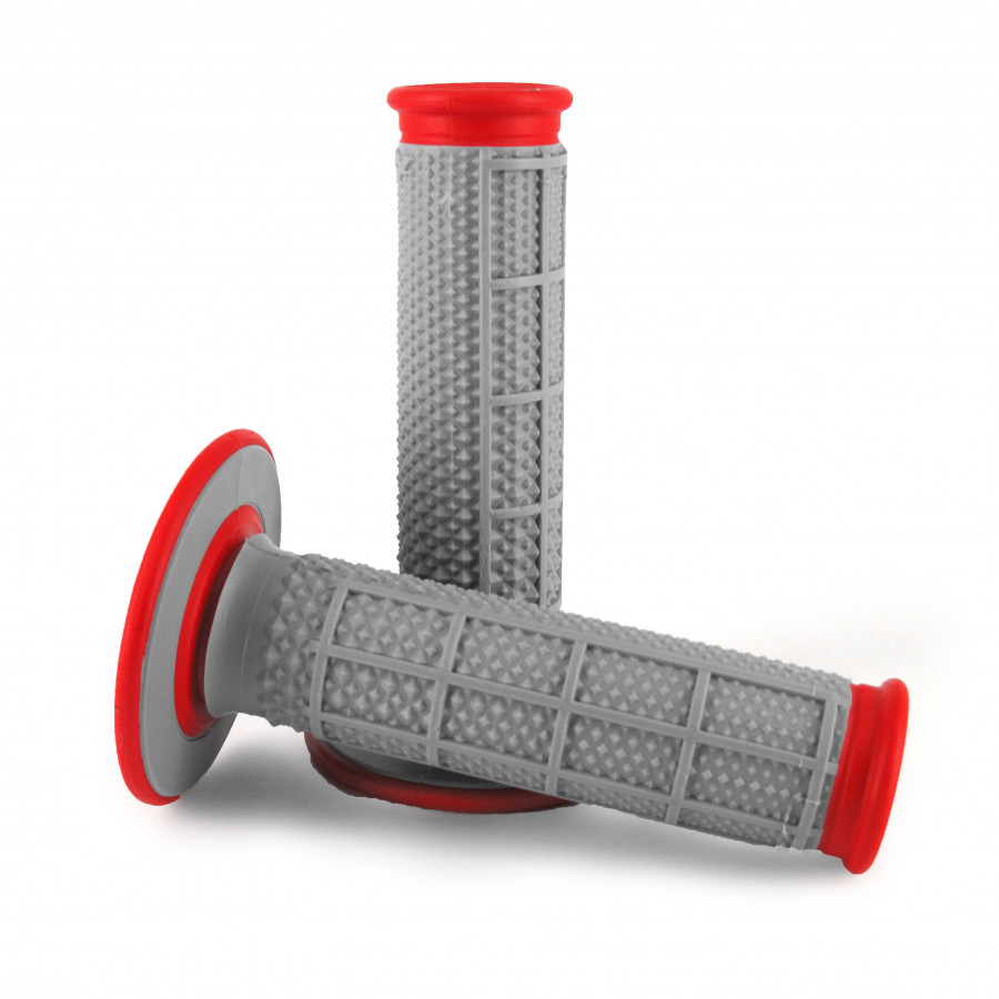 Renthal Tapered Dual Compound gummihandtag RÖD