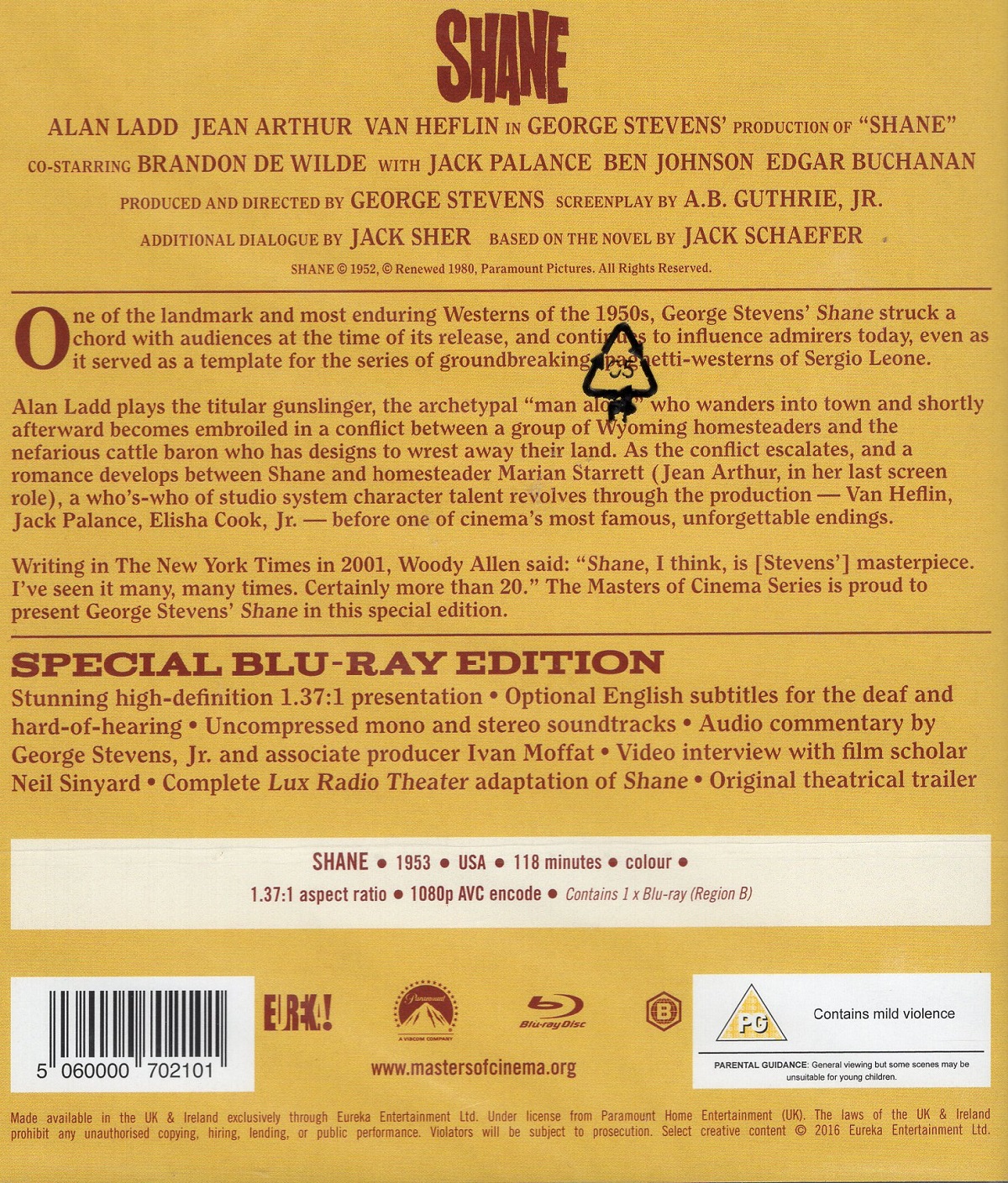Shane (ej svensk text) (Blu-ray) - 2